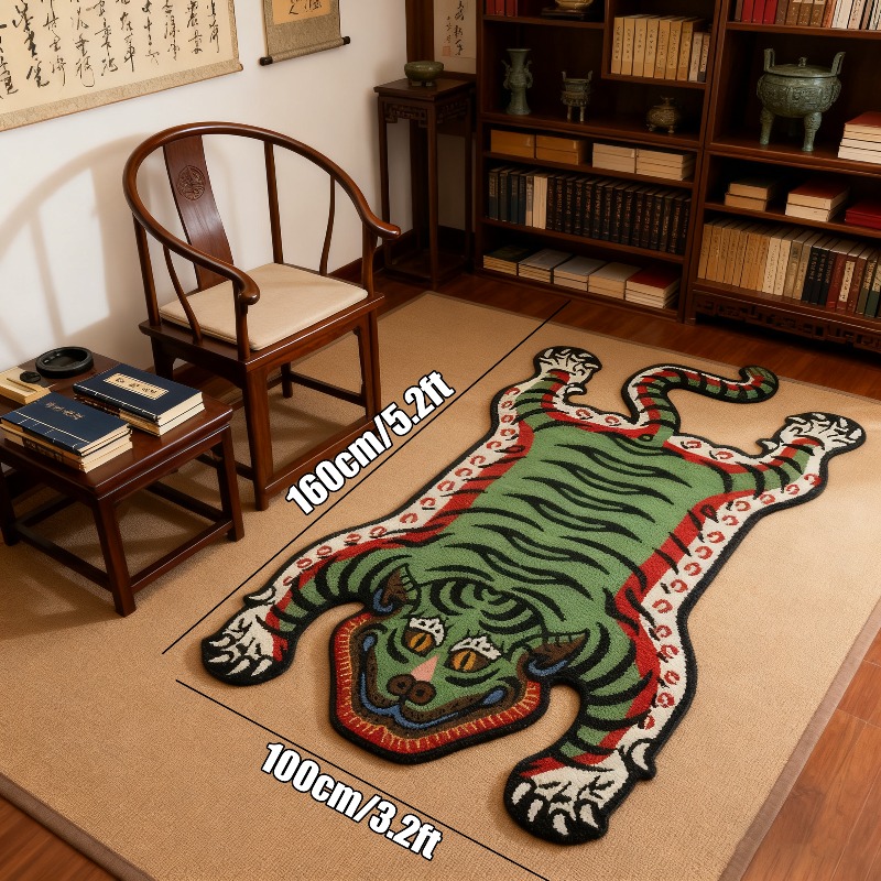 Commercial Dishwasher Table - Alfombra con patrón de tigre VIKAMA,