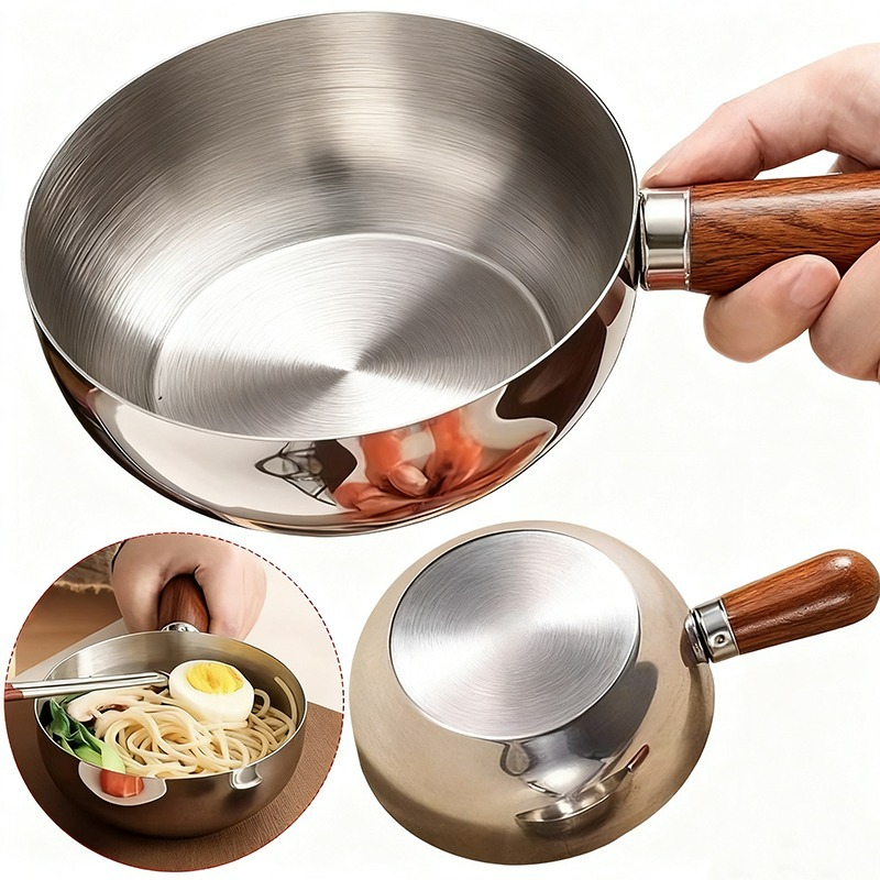 Commercial Kitchen Pots And Pans - Cacerola de Acero Inoxidable con Asa
