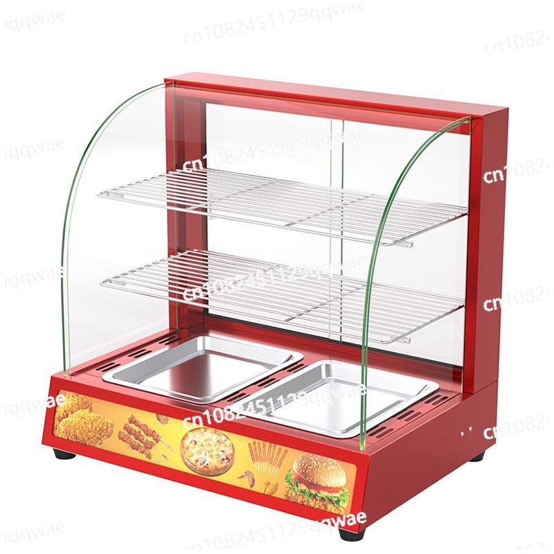 Food Warmer Display - Vitrina comercial para calentar alimentos, vitrina