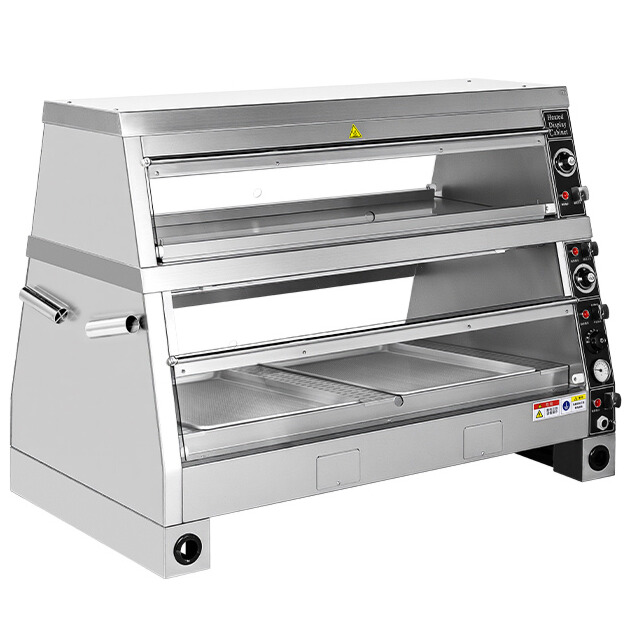 Food Warmer Display - Vitrina Calentadora de Alimentos Eléctrica Comercial