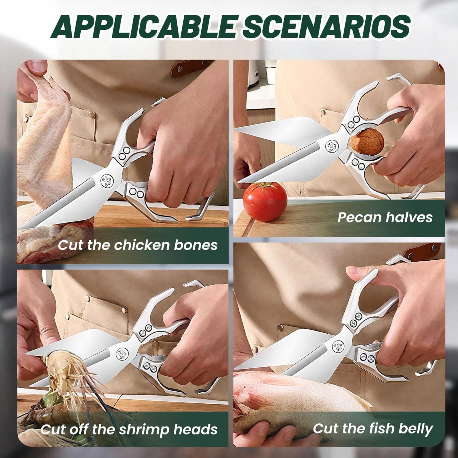 Commercial Kitchen Accessories - Tijeras de cocina de acero inoxidable