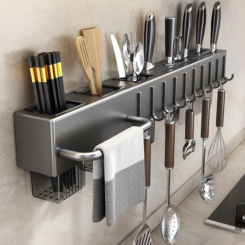 Commercial Kitchen Utensil Holder - Estante de Cocina sin Herramientas, Accesorios