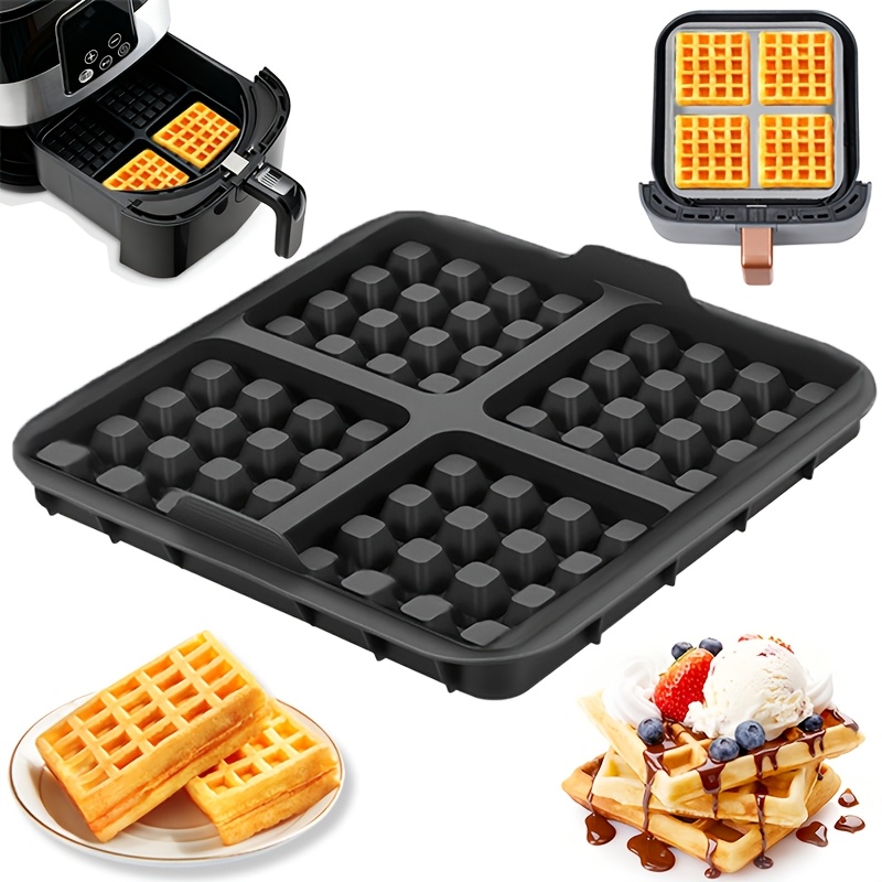 Commercial Kitchen Pots And Pans - Molde Cuadrado para Waffles, Sartén Antiadherente