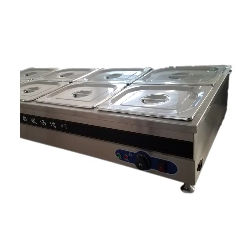 Bain Marie Food Warmer - Calentador de Alimentos Eléctrico de Acero