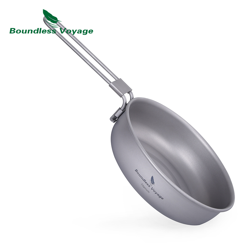 Commercial Kitchen Pots And Pans - Sartén de titanio ultraligera Boundless Voyage