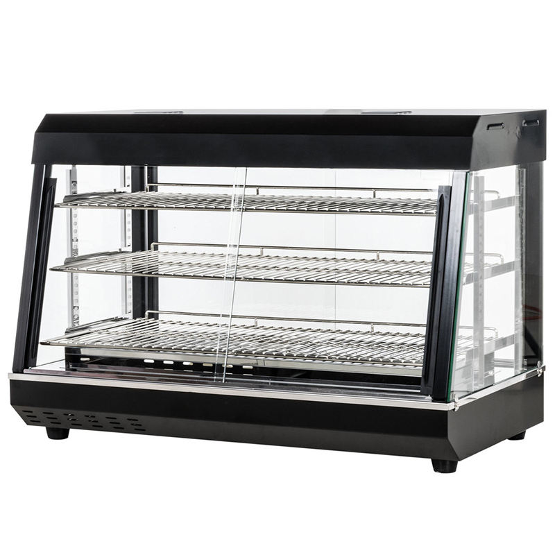 Food Warmer Display - Vitrina Eléctrica de Acero Inoxidable para