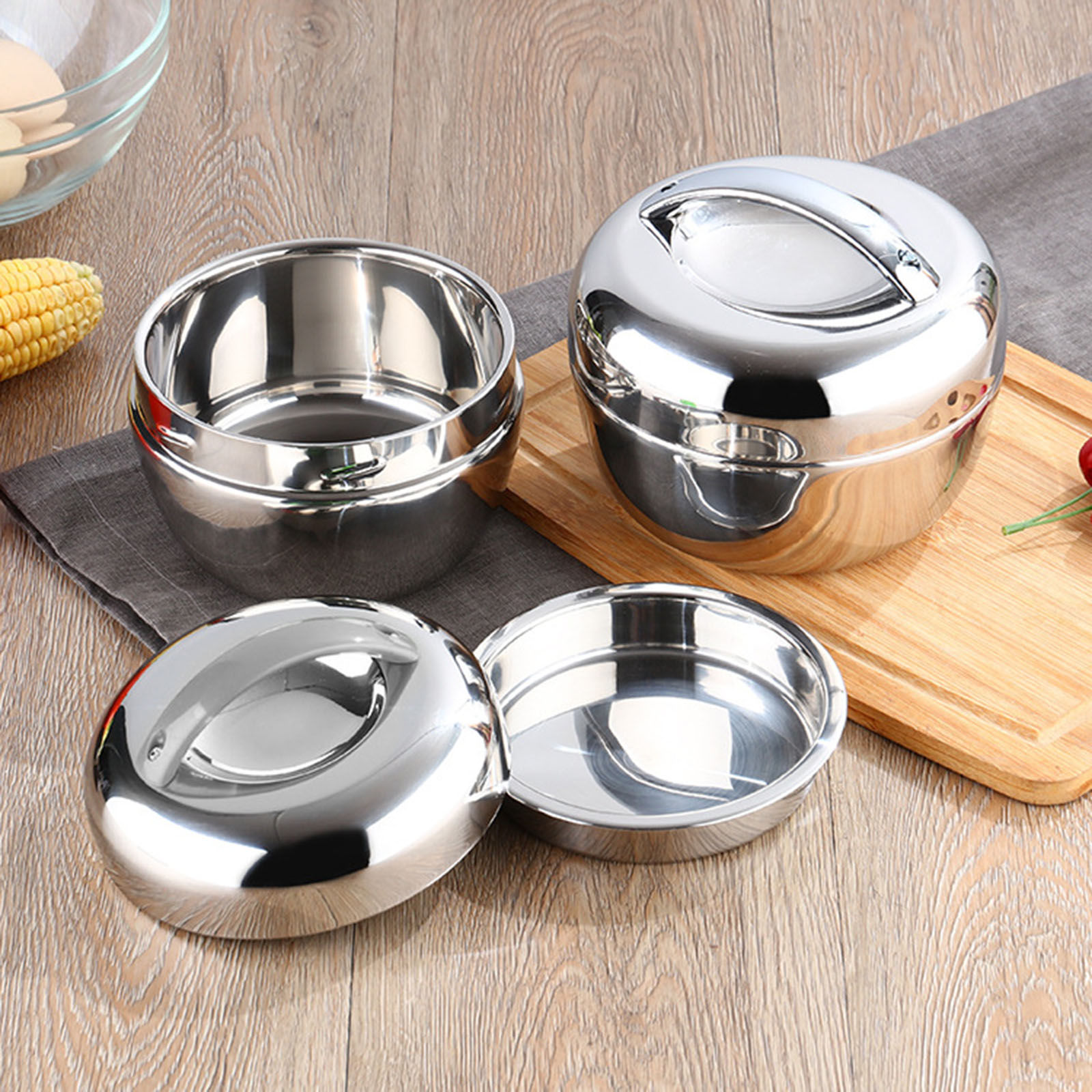 Food Warmer Display - Botella termo aislada de acero inoxidable