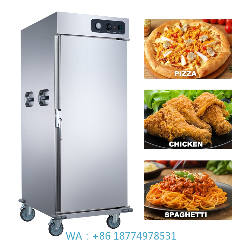 Food Warmer Display - Carro calentador de sujeción, gabinete de