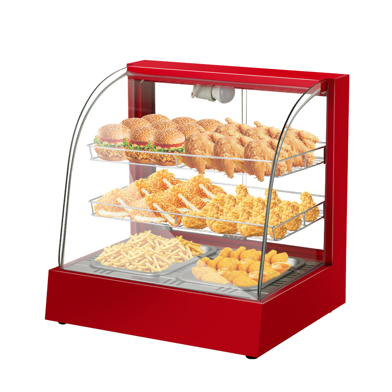 Food Warmer Display - Vitrina Calentadora Eléctrica de Alimentos para
