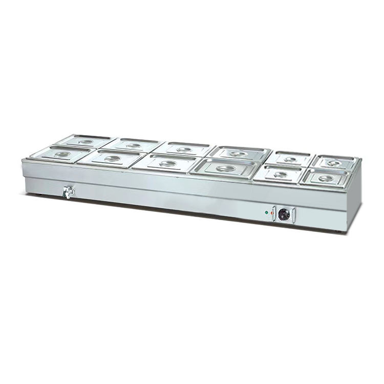 Bain Marie Food Warmer - Baño María Eléctrico Comercial de Acero