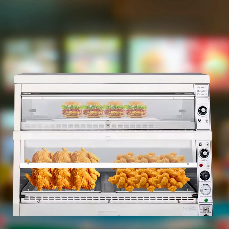 Food Warmer Display - Vitrina Calentadora Estilo KFC TENSHINE con