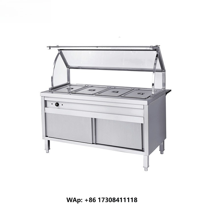 Food Warmer Display - Equipo de Cocina Comercial de Acero
