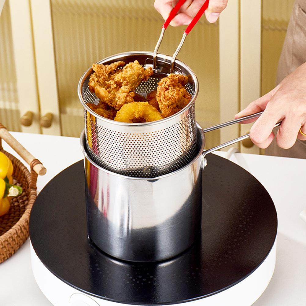Commercial Kitchen Pots And Pans - Olla freidora profunda de acero inoxidable