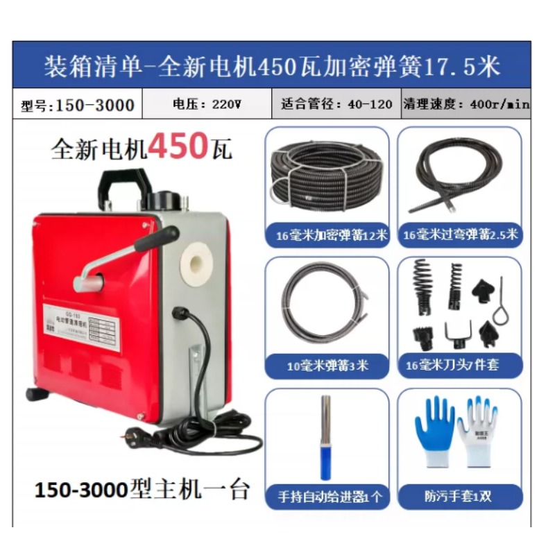 Desatascador Eléctrico de Alta - Kitchen Cleaner Commercial reseña y precio