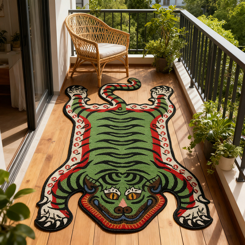 Alfombra con patrón de tigre V - Commercial Dishwasher Table reseña y precio