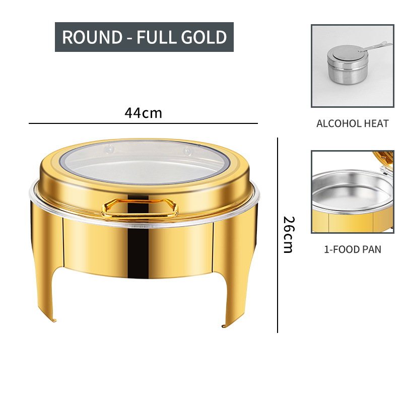 Ventana de cristal grande redo - Bain Marie Food Warmer reseña y precio