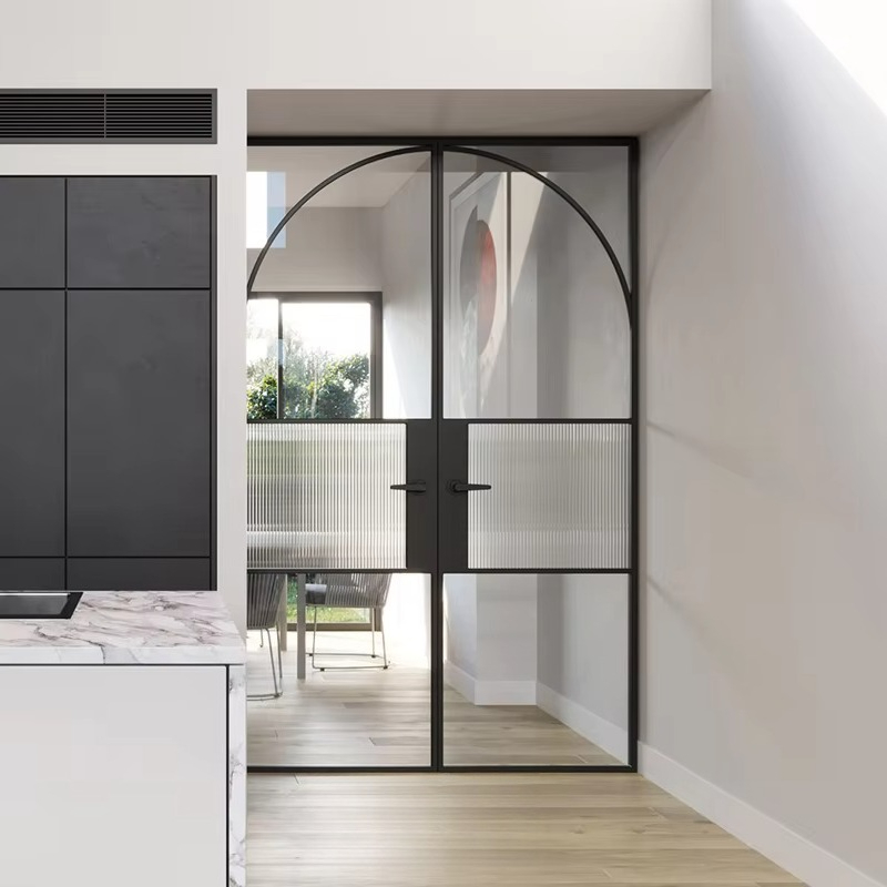Puerta de vidrio Interior corr - Commercial Kitchen Interior reseña y precio
