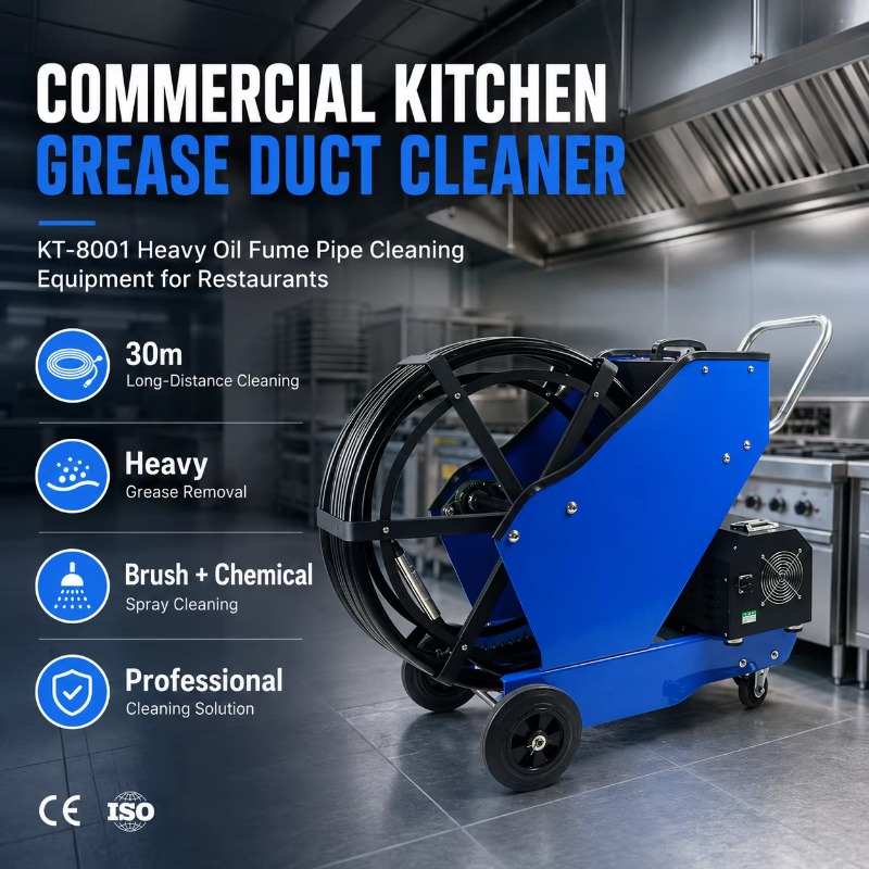 Limpiador de conductos de gras - Kitchen Cleaner Commercial reseña y precio