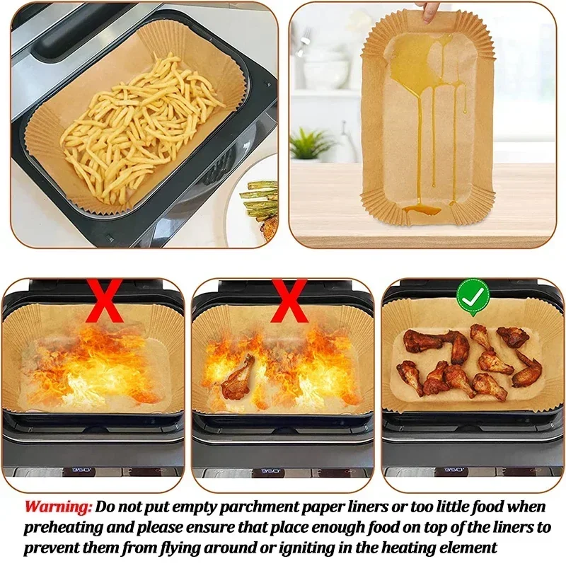 Papel desechable para freidora - Commercial Kitchen Pots And Pans reseña y precio
