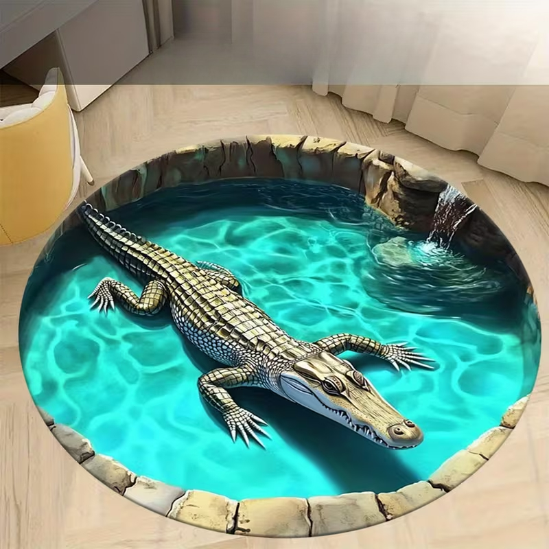 Alfombra redonda de cocodrilo  - Commercial Dishwasher Table reseña y precio
