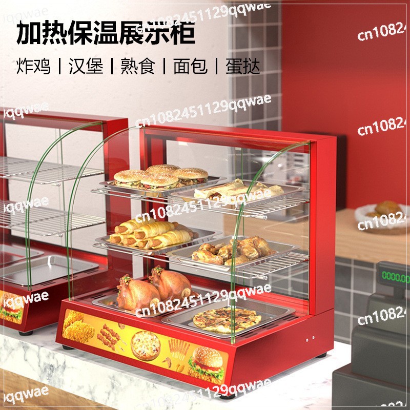 Vitrina comercial para calenta - Food Warmer Display reseña y precio