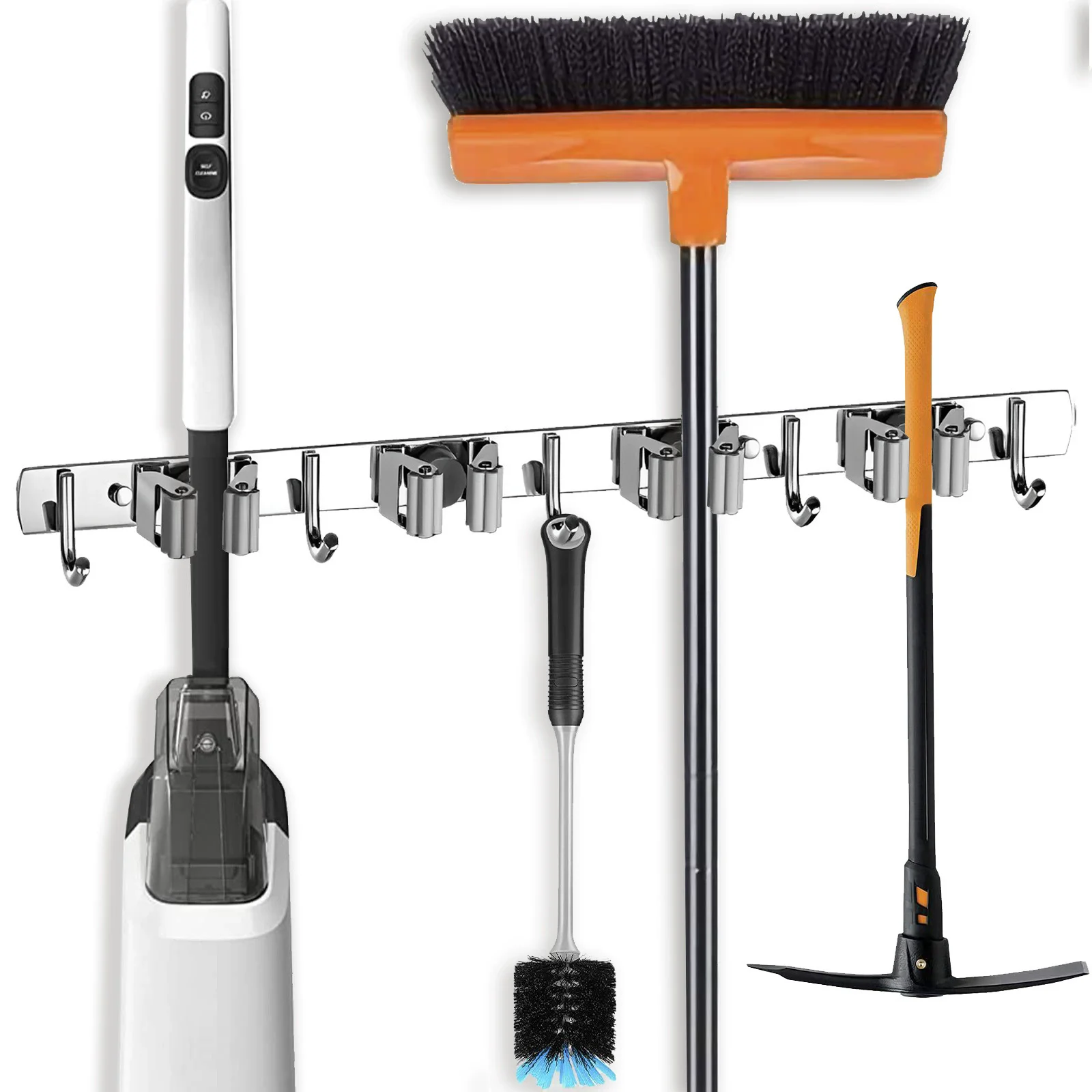 Colgador de fregona de montaje - Commercial Kitchen Utensil Holder reseña y precio