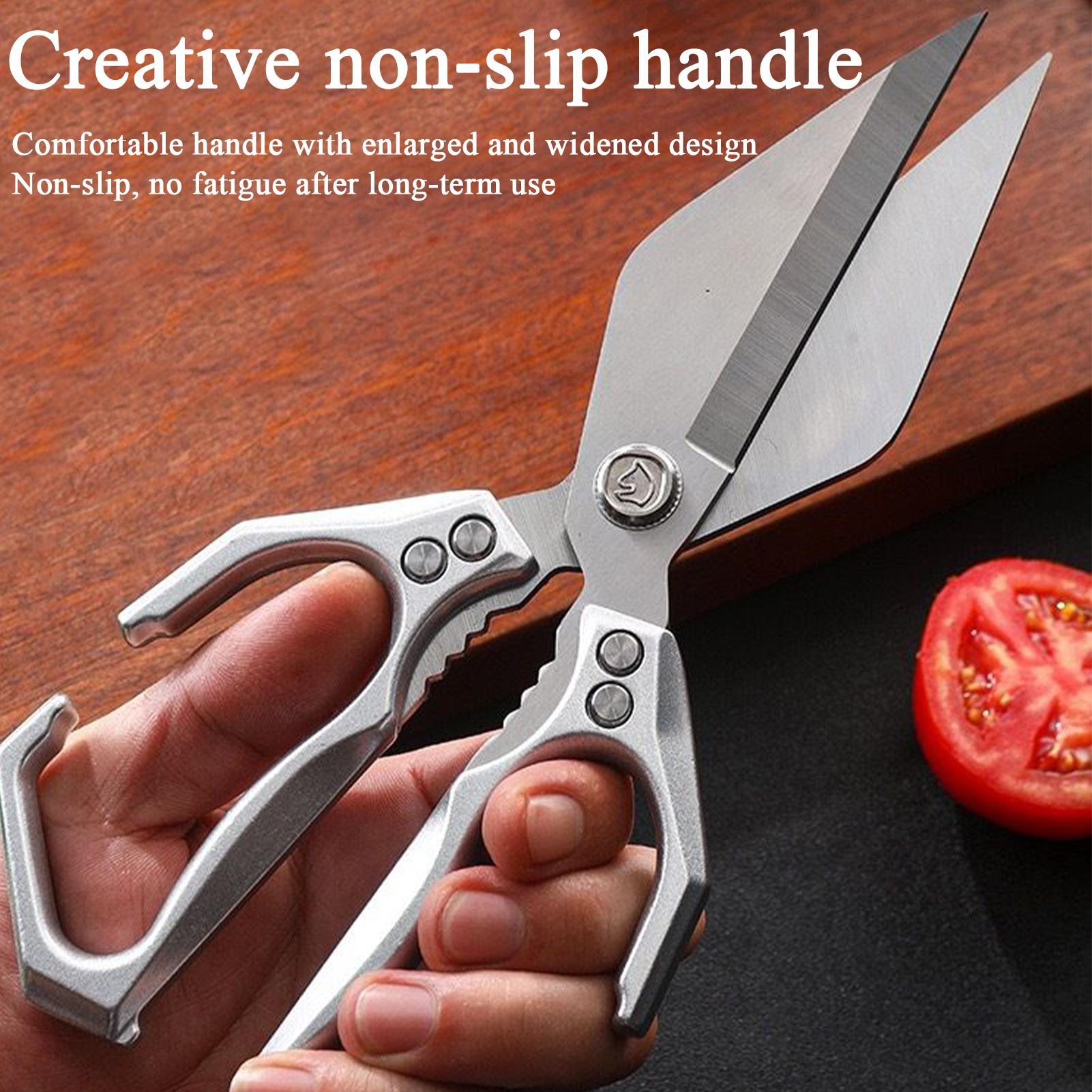 Tijeras de cocina de acero ino - Commercial Kitchen Accessories reseña y precio