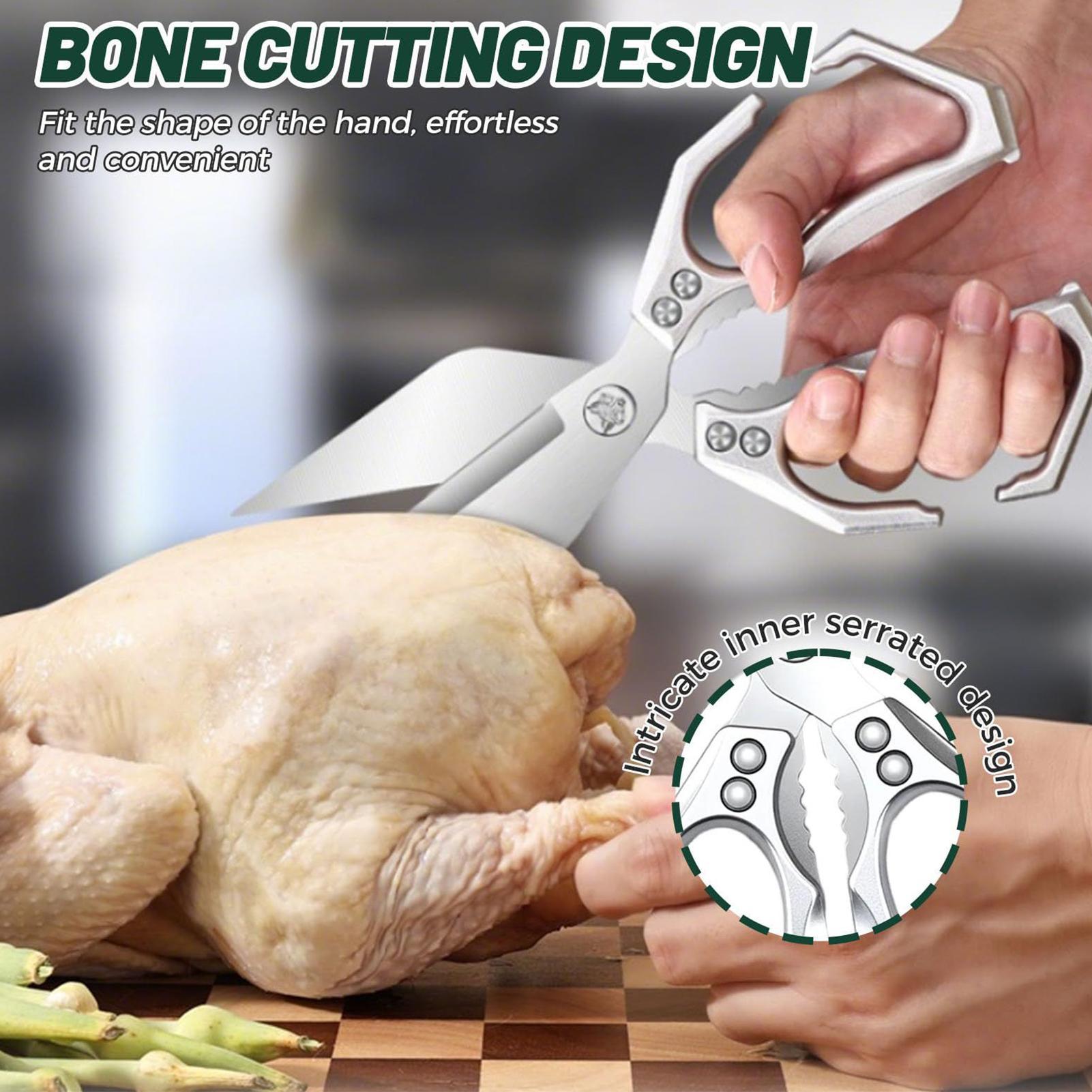 Tijeras de cocina de acero ino - Commercial Kitchen Accessories reseña y precio