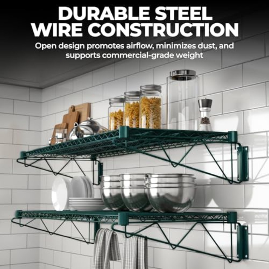 Estante de Pared de Alambre Ve - Commercial Kitchen Walls reseña y precio