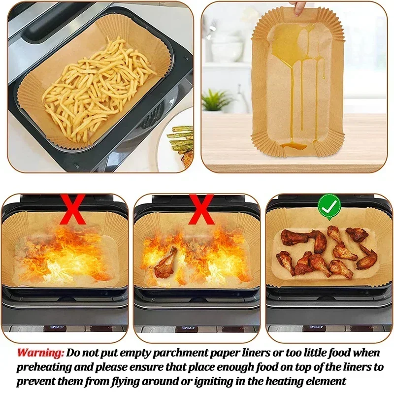 Papel desechable para freidora - Commercial Kitchen Pots And Pans reseña y precio