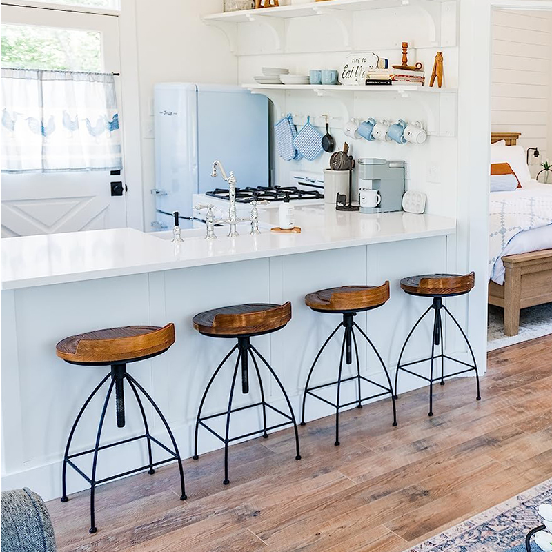 ‌ Taburete de Bar Industrial a - Commercial Kitchen Counter reseña y precio