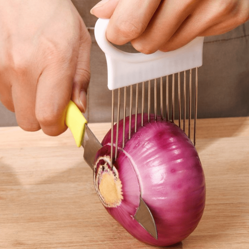 1/4PC Aguja de cebolla de acer - Commercial Kitchen Utensil Holder reseña y precio