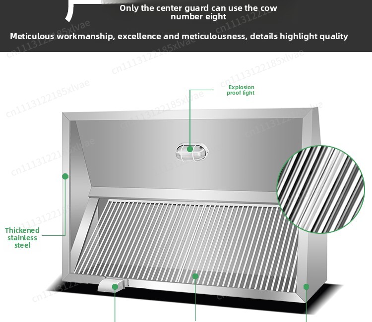 Campana Extractora de Acero In - Commercial Kitchen Hoods reseña y precio