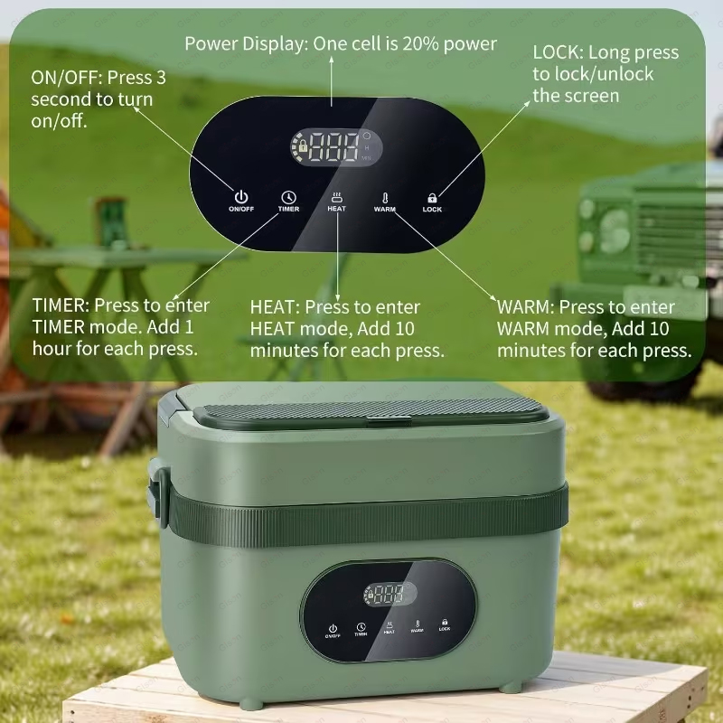 Lonchera Eléctrica Portátil Gi - Food Warmer Display reseña y precio
