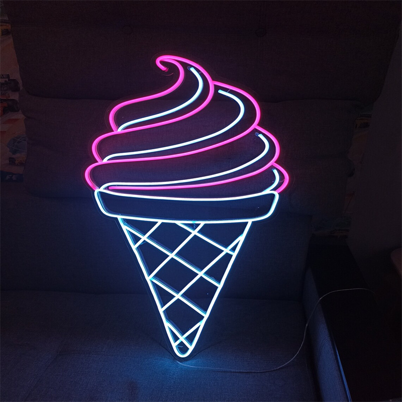 Luz de neón LED de helado |    - Commercial Kitchen Walls reseña y precio