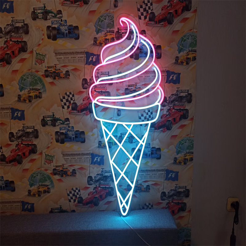 Luz de neón LED de helado |    - Commercial Kitchen Walls reseña y precio