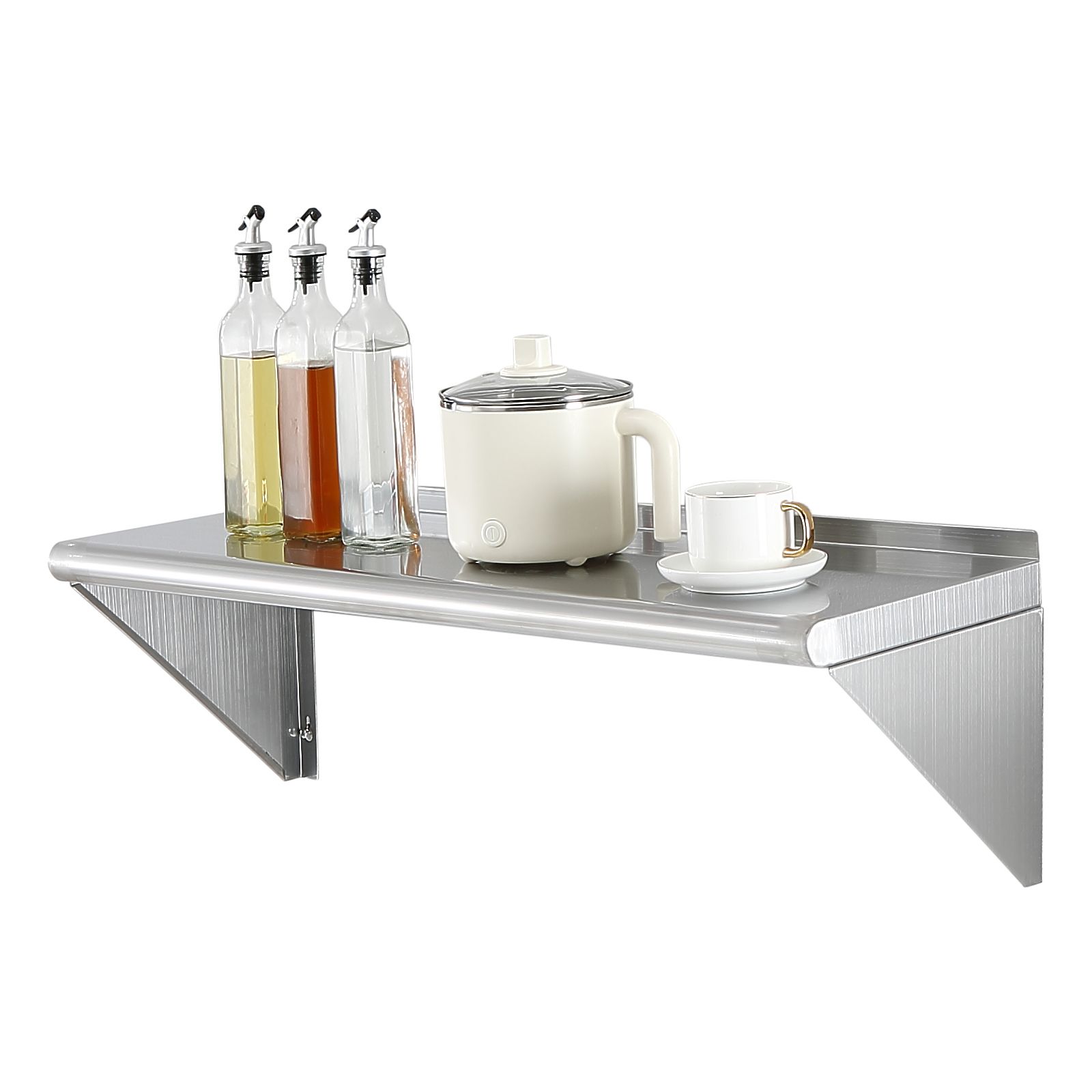 Estante de acero inoxidable de - Commercial Kitchen Walls reseña y precio
