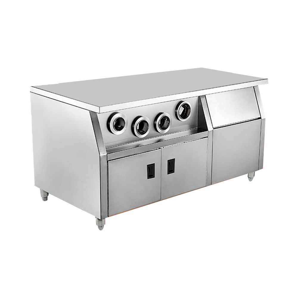 Dispensador de tazas de isla c - Commercial Kitchen Island On Wheels reseña y precio