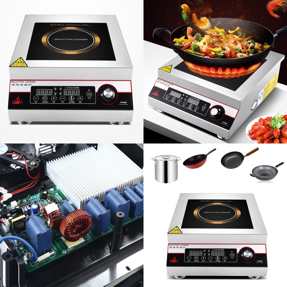 Placa de Inducción de 5000W pa - Commercial Kitchen Zones reseña y precio