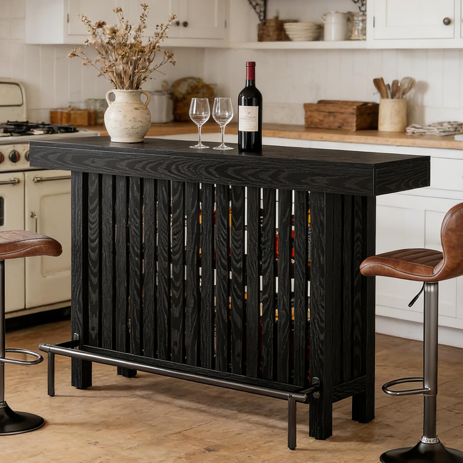 Mesa de Bar con Reposapiés, Mu - Commercial Kitchen Counter reseña y precio