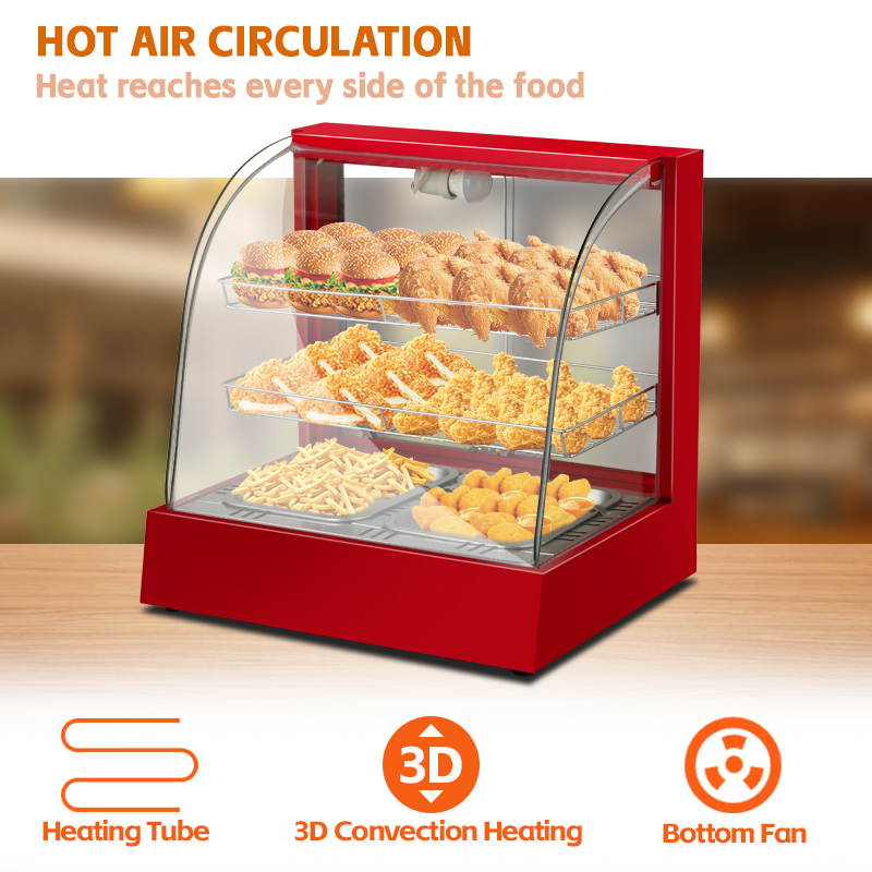 Vitrina Calentadora Eléctrica  - Food Warmer Display reseña y precio