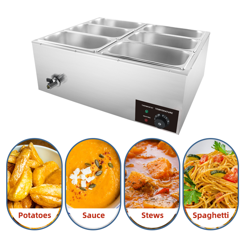 Calentador de alimentos eléctr - Bain Marie Food Warmer reseña y precio