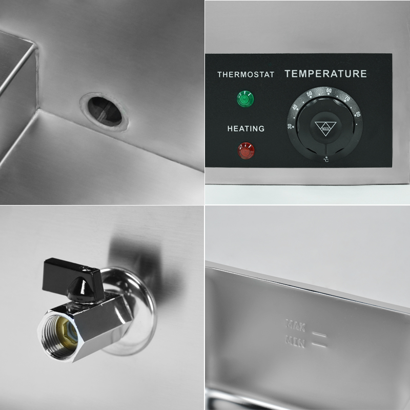 Calentador de alimentos eléctr - Bain Marie Food Warmer reseña y precio