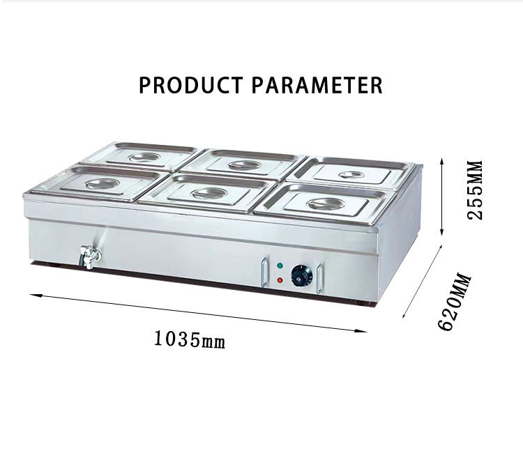 Baño María Eléctrico Comercial - Bain Marie Food Warmer reseña y precio