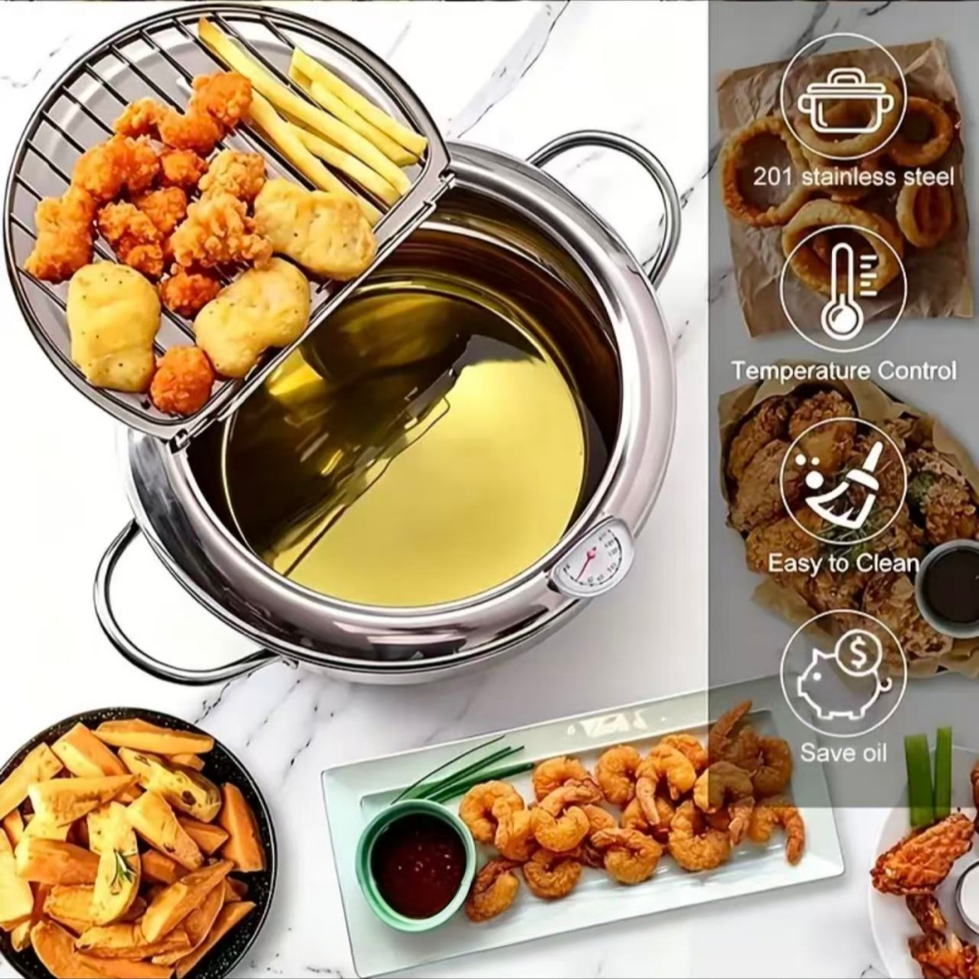 Sartén de Acero Inoxidable con - Commercial Kitchen Pots And Pans reseña y precio