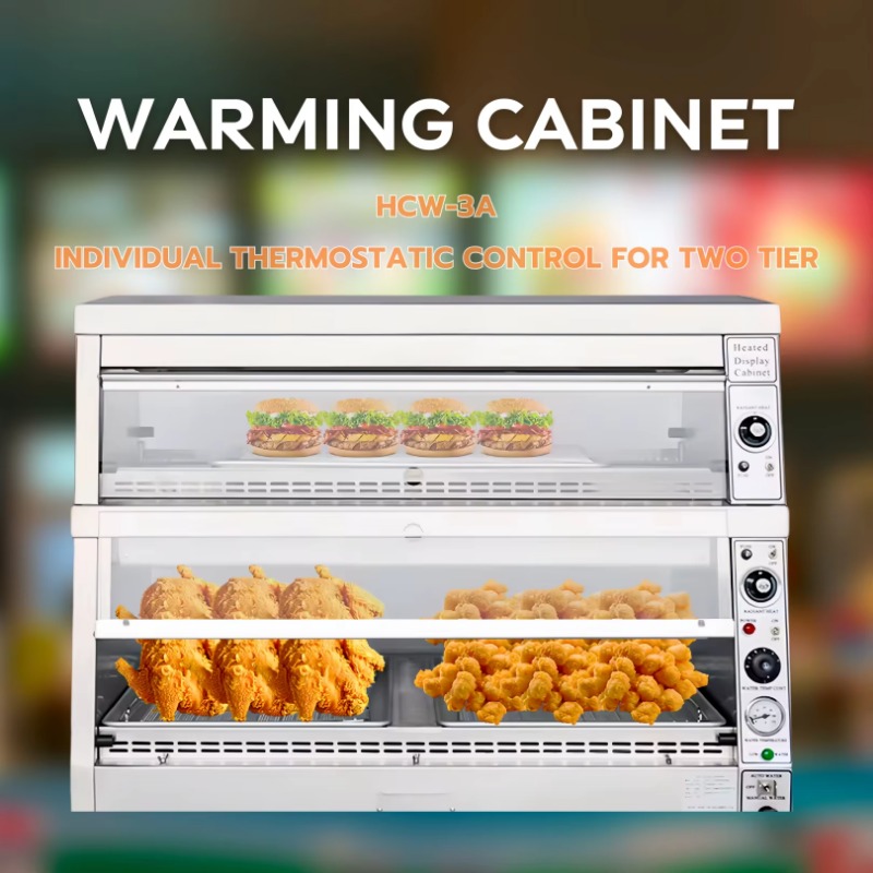 Vitrina Calentadora Estilo KFC - Food Warmer Display reseña y precio