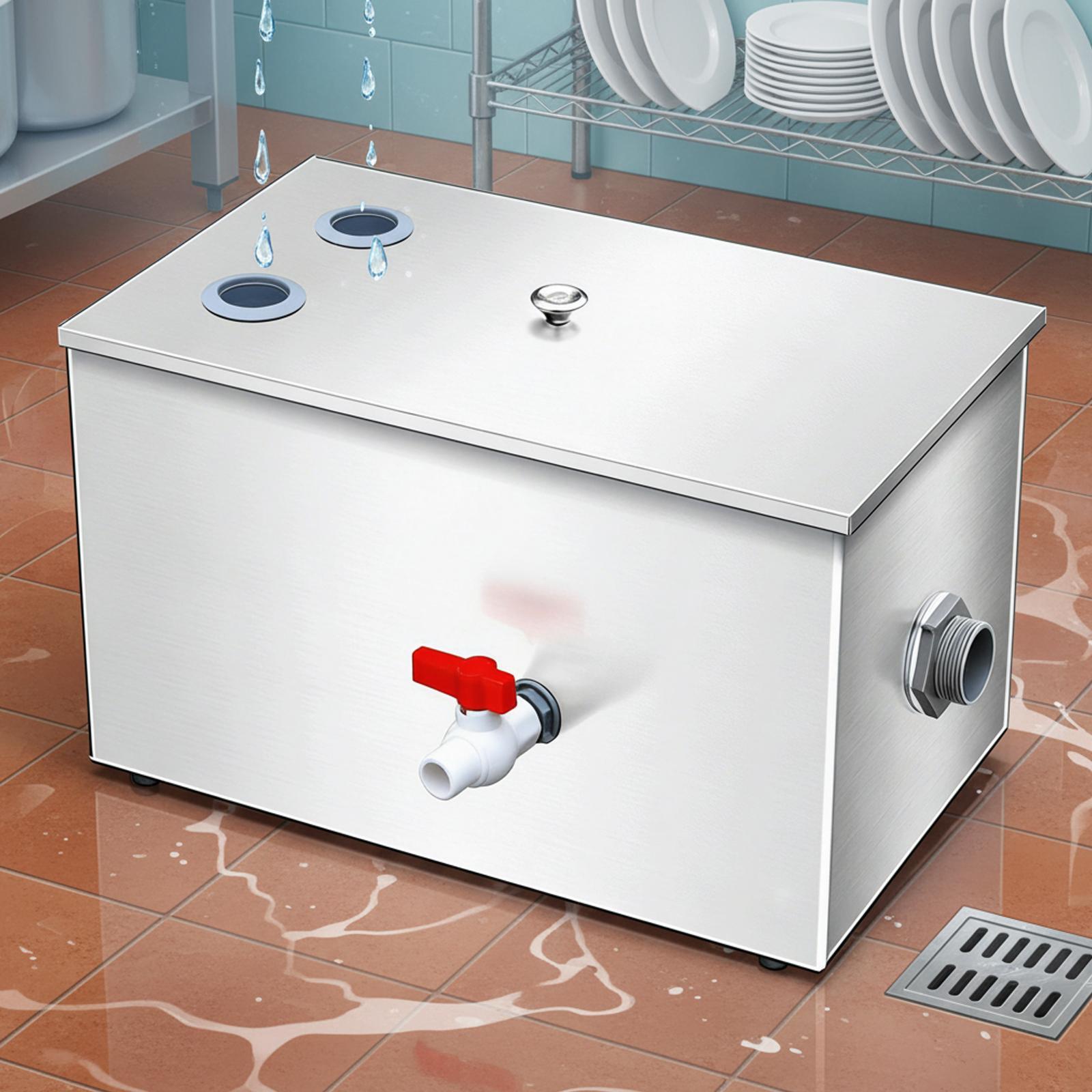 Separador de Aceite y Agua de  - Commercial Kitchen Grease Interceptor reseña y precio