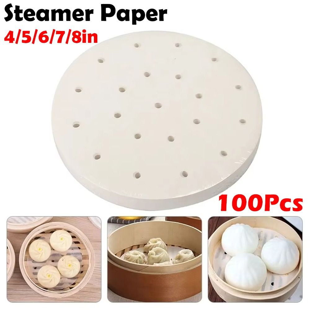 100 Uds. Papel al vapor bollos - Commercial Kitchen Accessories reseña y precio