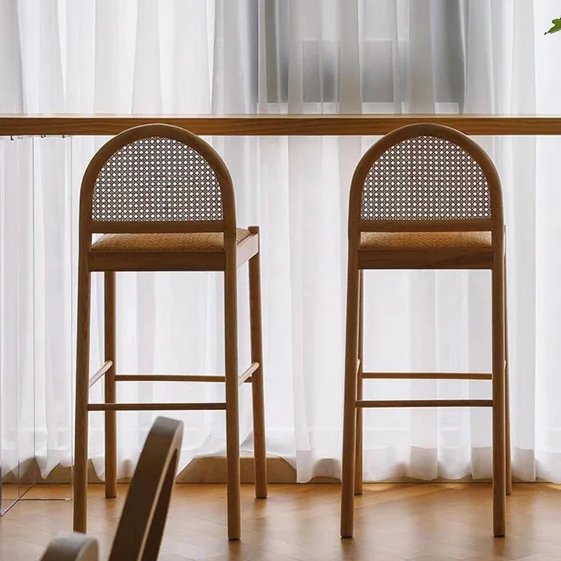 Silla de Bar de Madera Maciza  - Commercial Kitchen Counter reseña y precio